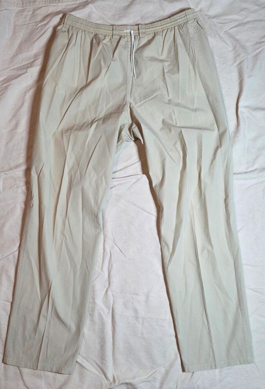 Vintage 90s Patagonia Casual Pants Mens XL Khaki Beige Elastic Drawstring
